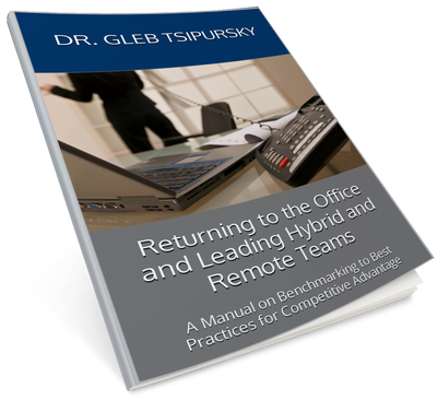 Dr Gleb Tsipursky Book Cover Return to Office and Hybrid Remote Teams